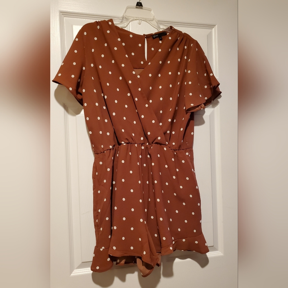 Polka dot romper